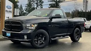2016 Ram 1500 Black Express + Heated mirrors, Reverse Camera Review | Island Ford