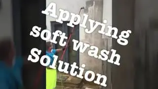 Soft wash render cleaning in Gloucester