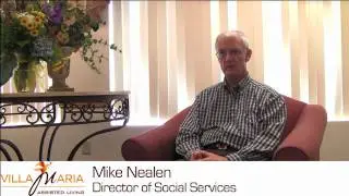 Mike Nealen, Director of Social Services at Villa Maria
