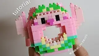 How to Build  Angel (Stitch) | Donut Bricks Tutorial W2602-47 | Bricks Make a Wise Life