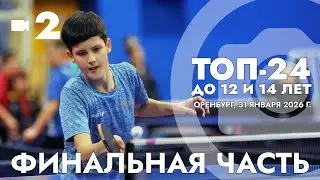 ТОП-24 до 12 и 14 лет. Камера 2, стол 2