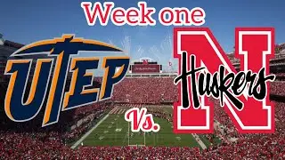 College Football 25 Nebraska Cornhuskers vs. Utep Miners