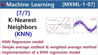 [MXML-1-07] K-Nearest Neighbors (KNN) [7/7] - KNN regression