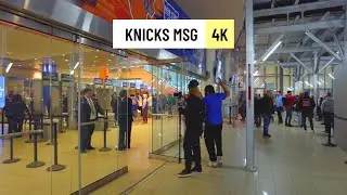 Knicks Playoffs 🇺🇸 Madison Square Gardens walk April 2023 4K 60fps