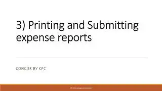 Finalizing Your Expenses in SAP Concur Printing & Submitting Made Easy! 📄✅