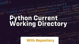 python current working directory