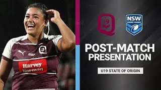 U19s Origin 2023 | Post Match Ceremony | NRLW