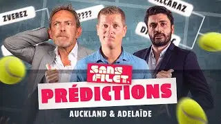 🎾 Shelton, Monfils, Tsitsipas : nos prédictions à Auckland & Adelaïde ! (Sans Filet)