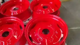 Exquisite agricultural machinery wheels, each a masterpiece of art