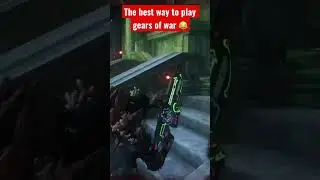 The best way to play gears of war 😂Lancer #gearofwar #gears5