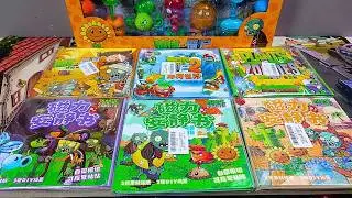 PLANTS VS ZOMBIES Magnetic Book ASMR Building Epic Toy Battle Scenes