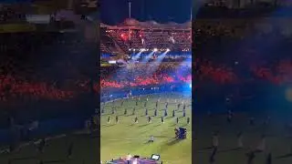 Nee singam dhaan song in chepauk stadium #csk #cskvsrcb #dhoni #arrahman #neesingamdhan #simbu