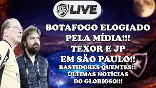 LIVE ALVINEGRA RAIZ - TEXTOR E JP EM SÃO PAULO!!VEM APORTE?MÍDIA ELOGIA O FOGÃO!ÚLTIMAS NOTÍCIAS!