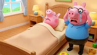 Dad Pig in a Dilemma, Peppa Pig is Sick, What to Do? | Peppa Pig Animation 🐷😟