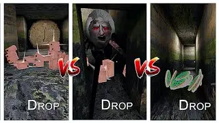 Granny anglina vs gascan and freeze tremp 😱