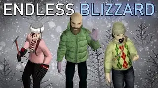I ran an ENDLESS BLIZZARD BUILD 42 Multiplayer Server in Project Zomboid!
