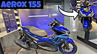 Yamaha Aerox 155 Detailed Walkaround Top Speed Engine Sound 🔥