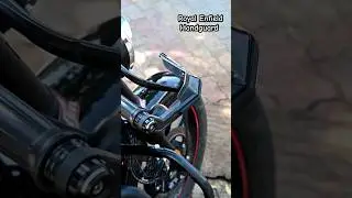 royal enfield handguard #royalenfield #handguard #leverprotector #hunter #trendingshorts