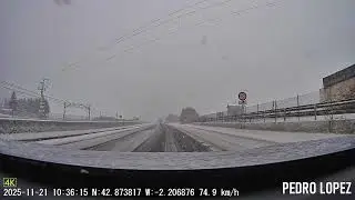 ARAIA TO ALEGIA IN THE SNOW (21/11/2025) 4K