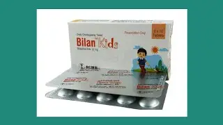 Tab.Bilan kids 10mg/বাচ্চাদের নাক দিয়ে পানি পড়া চোখ লাল হয়ে যাওয়া হাঁচি কাশি এলার্জির রাইনাইটিস 