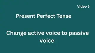 Video 3/ voice rules in English 