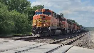EARLY AFTERNOON TRANSCON ACTION! 9 Trains featuring coal loads, K5LLA, fast trains, NS, SD60M & more