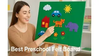 🐑 Dr.Rapeti Farm Animals Felt Story Board Set | Best Preschool Felt Board 🧸