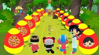 Tag with Ryan - Leo Woods vs Rome Ryan vs Mecha Robo Ryan 2 vs Super Spy Ryan !