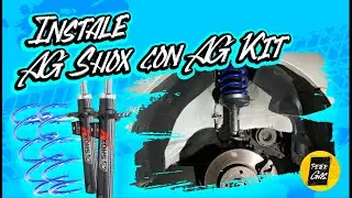 Le dimos suelo con Amortiguadores AG Shox y Resortes AG KIT