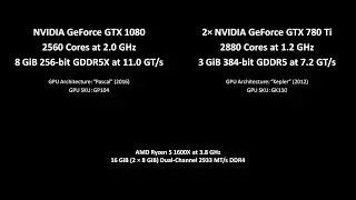 NVIDIA GeForce GTX 1080 vs 2-Way SLI GTX 780 Ti