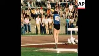 SYND 18 6 77 HIGHLIGHTS OF INTERNATIONAL ATHLETICS COMPETITION