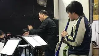 Yuensuo Yang: Suorinet Rhapsody in rehearsal 陳一夫/淡江大學管樂團/楊元碩：嗩笛狂想 (排練實況)