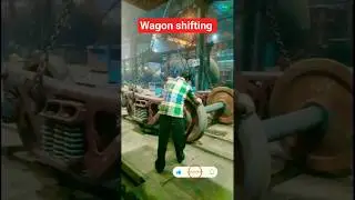 wagon shifting 🚂🚝#manufacturing #ytshorts #railway