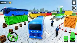 Police Bus Parking 2020 - Car Games