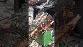Heizohack Brenn Holz Shredder & Kegelspalter Hackschnitzel Werk, Fire Wood Chipper and Cone Splitter
