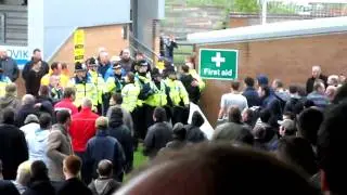 Burton v Grimsby 08/05/10 Trouble Flares Up