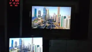 Toshiba 55 inch 4k android smart tv vs LG 43 in 10yrs old LED TV 1