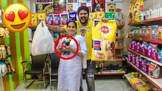 EXPENSIVE WALI SHOPPING FOR MY NEW DOG😍😱 -Pedigree, Dog Perfume, Magic Towel etc.