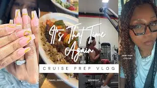 Anniversary Cruise Ready💍 | Texas Roadhouse Date, New Luggage, Workout, Nails & Hair  #LifestyleVlog