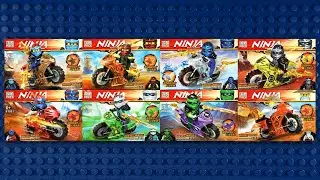 LEGO Ninjago Prime Empire Minifigures with Transparent Motorcycles (knock-off) PRCK 61081