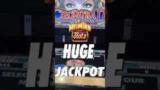 HUGE JACKPOT CLEOPATRA 2 #shorts #fyp #slots #lasvegas