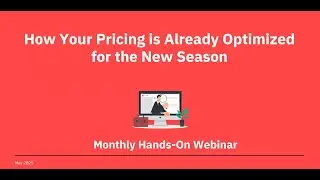 Heading into a New Season? Your Pricing is Already Optimized (+2 essential checks)