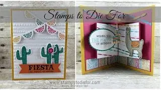Stampin' Up! Fun Fold Card - Book Food