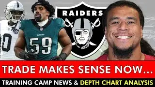 Raiders Trade For Thomas Booker Makes Sense After Training Camp Practice News + Depth Chart Analysis