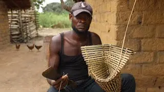 Keeping my ancestors skills alive! handmade fish trap