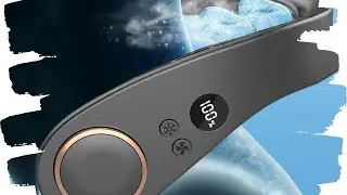 Wearable AC?! 😱 Neck Fan with Cold Air Test - Summer Must-Have!