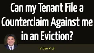 Can my Tenant File a Counterclaim Against me in an Eviction? #Landlord