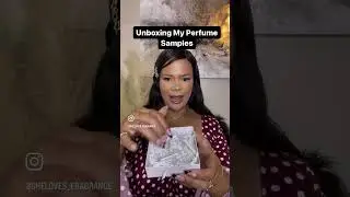 Unboxing perfume samples #unboxing #perfume #perfumesamples #fragrance ##scentsplit #perfumeaddict
