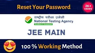 how to reset your password in jee main