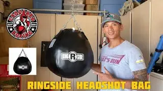 Ringside Headshot Tear Drop Heavy Bag REVIEW- EXCELLENT BAG FOR UPPERCUTS, HOOKS, AND HEAD MOVEMENT!